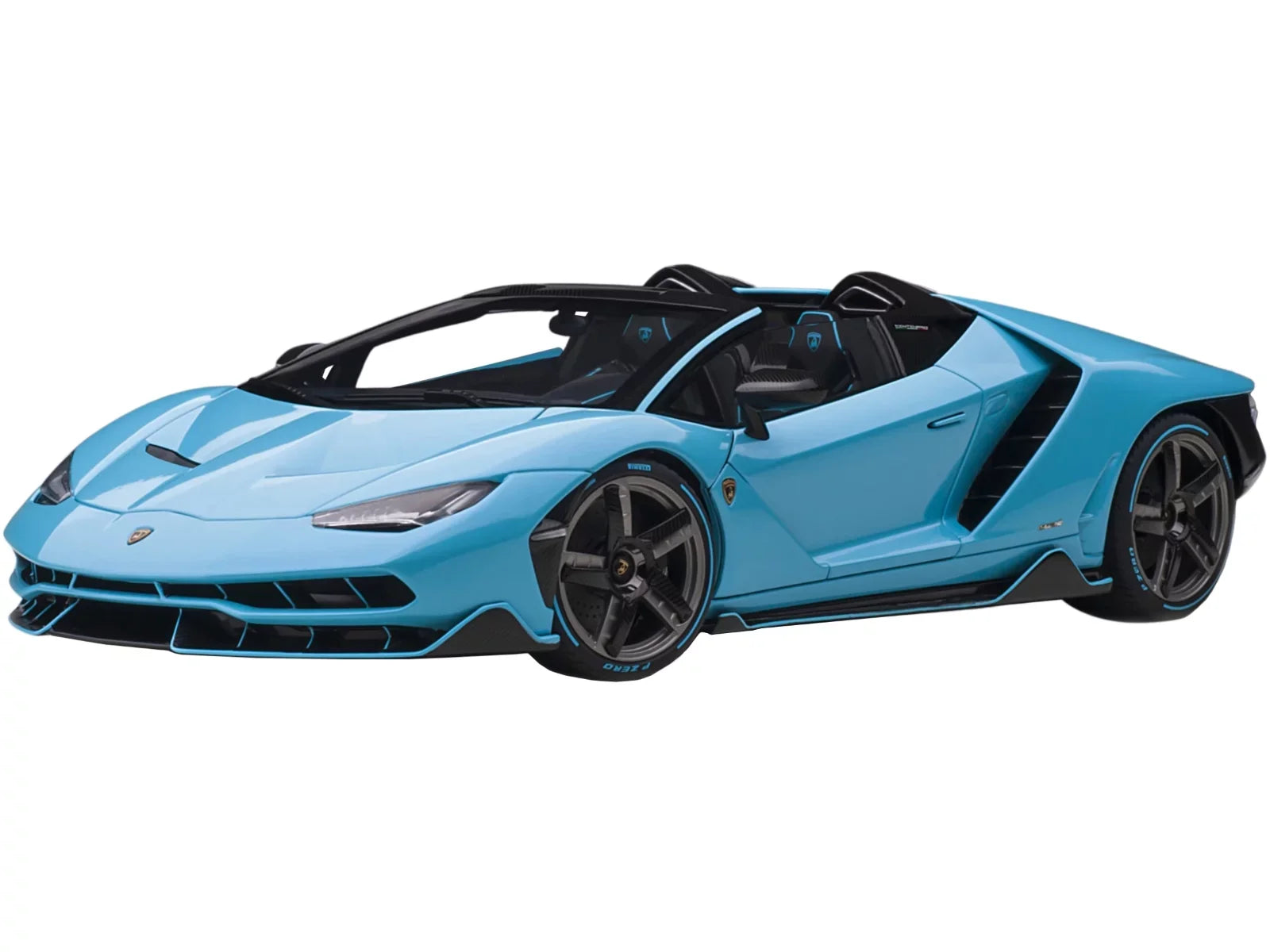 Lamborghini Centenario Roadster Blu Cepheus / Pearl Blue 1/18 Model Car by Autoart