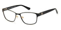 Juicy Couture 210 Full Rim Rectangular Matte Black Eyeglasses