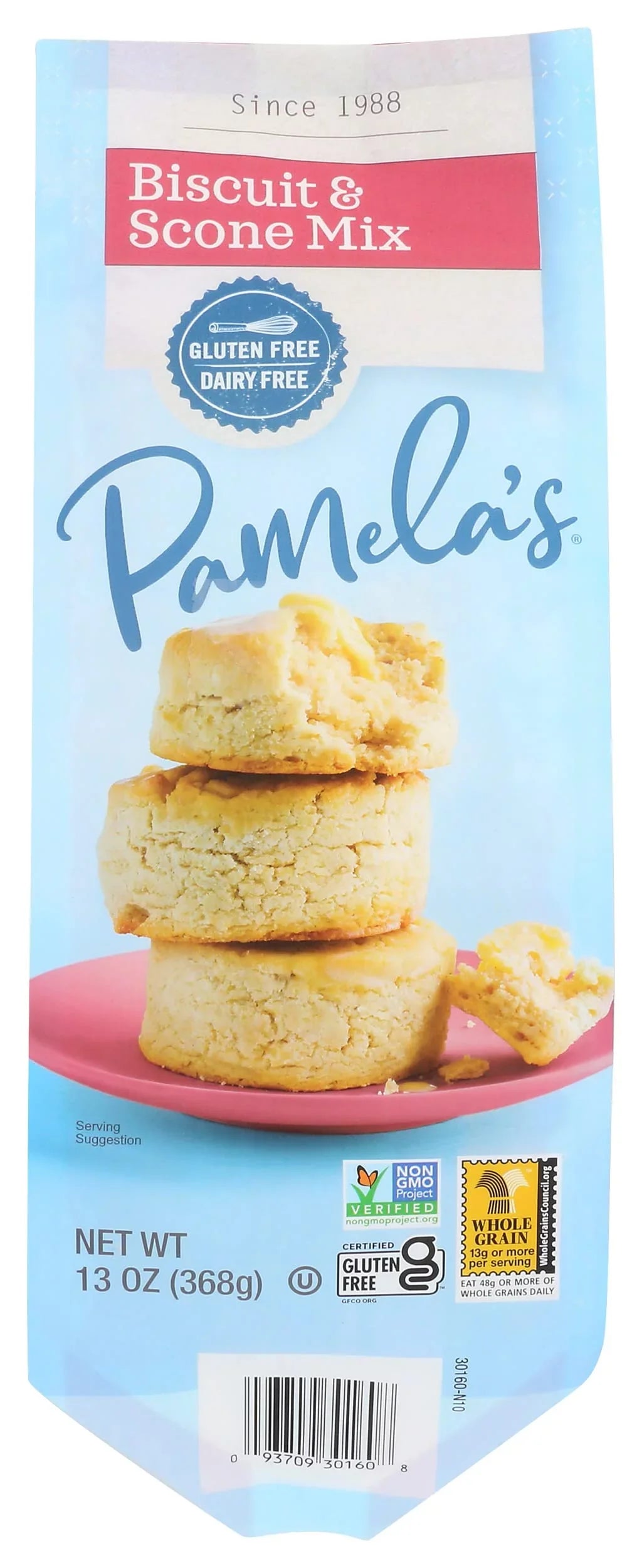 Pamelas Biscuit and Scone Mix, 13 Ounce - 6 per case.