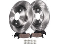 Rear Brake Pad and Rotor Kit - Compatible with 2012 - 2019 Dodge Journey 2013 2014 2015 2016 2017 2018