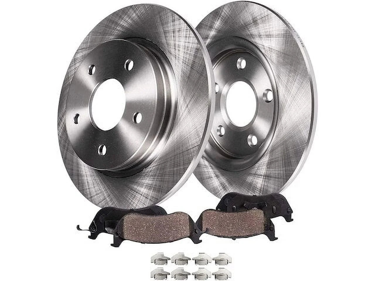 Rear Brake Pad and Rotor Kit - Compatible with 2012 - 2019 Dodge Journey 2013 2014 2015 2016 2017 2018