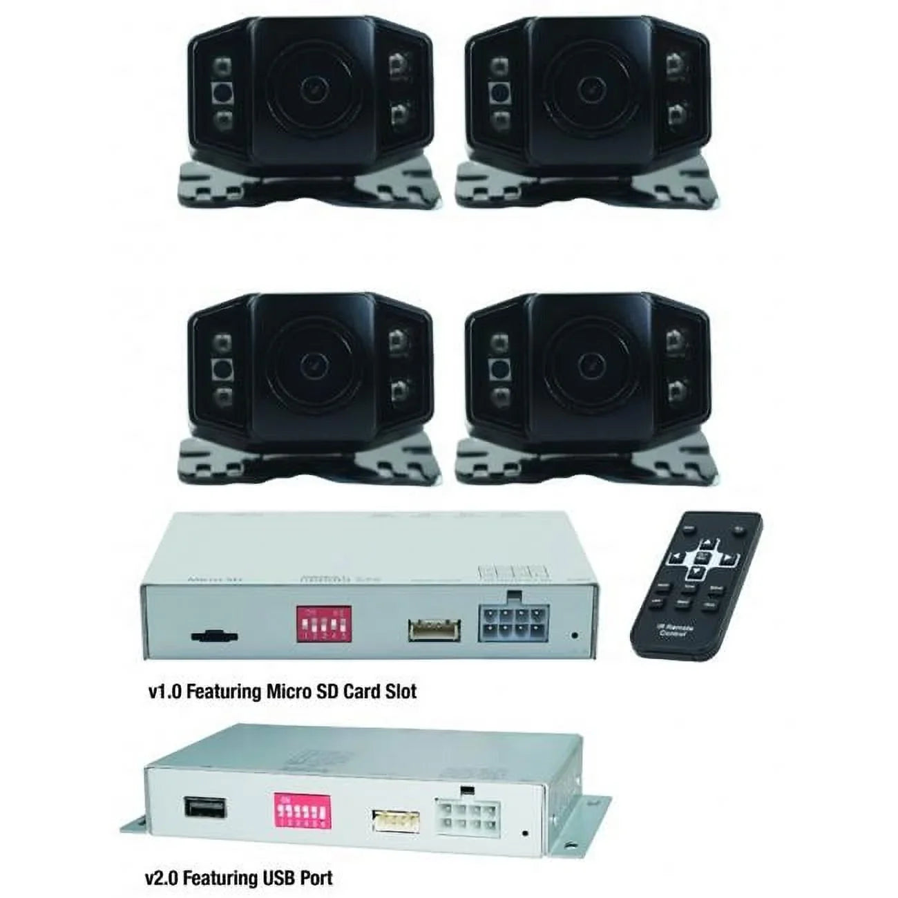 Echomaster ECMEMUBCAMKIT Universal Under Body Camera Kit with CVBS Output & DVR