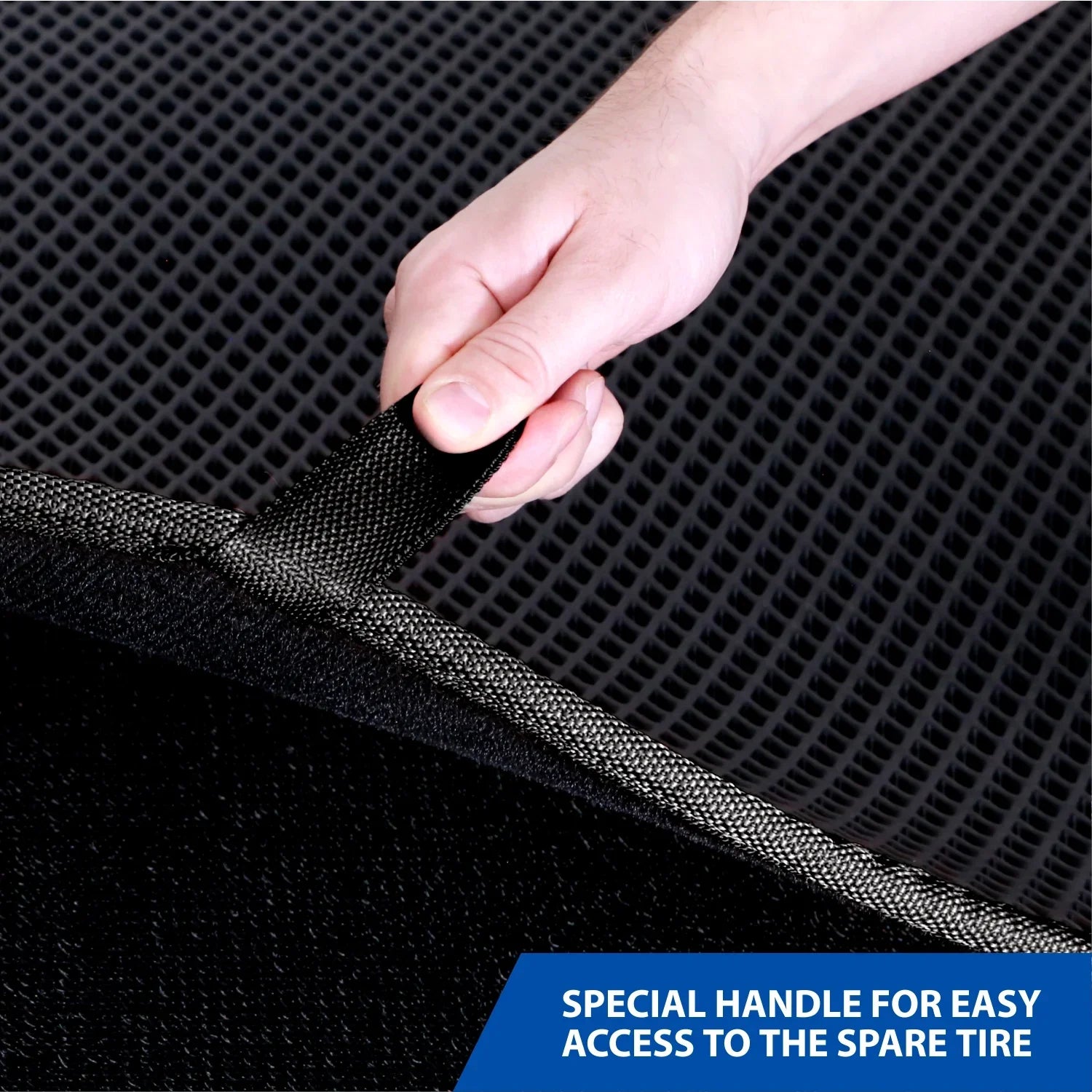 Goodyear Custom Fit Cargo Mat Liner for Toyota Camry 2015-2017 - Heavy Duty Trunk Liner, Dimond Shape, Luggage with Waterproof, Liquid & Dirt Trapping Technology - Anti-Slip Cargo Liner - GY004538