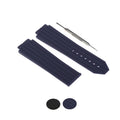 WBH Band Fits For 44MM Hublot Big Bang Classic Fusion, Silicone Watch Band, 25MM Band Width, 22MM Buckle Width