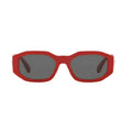 Versacce VE4361 Unisex's Plastic Geometric Sunglasses Red 53mm/16-140 Adult