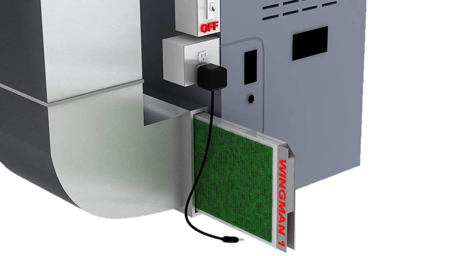 14x25x1 Electronic Air Filter Including Year Supply of Replacement Pads - Homeowner Installed- Simply Replace Your Current AC Furnace Air Filter and PLUG IT IN!