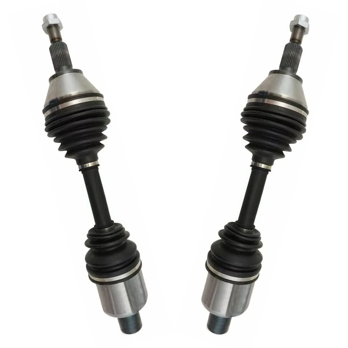 AutoShack Front New CV Axle Drive Shaft Assembly Neoprene Boots Set of 2 Driver and Passenger Side Replacement for 2012 2013 2014 2015 2016 2017 2018 Ram 1500 3.0L 3.6L 3.7L 4.7L 5.7L V6 V8 4WD