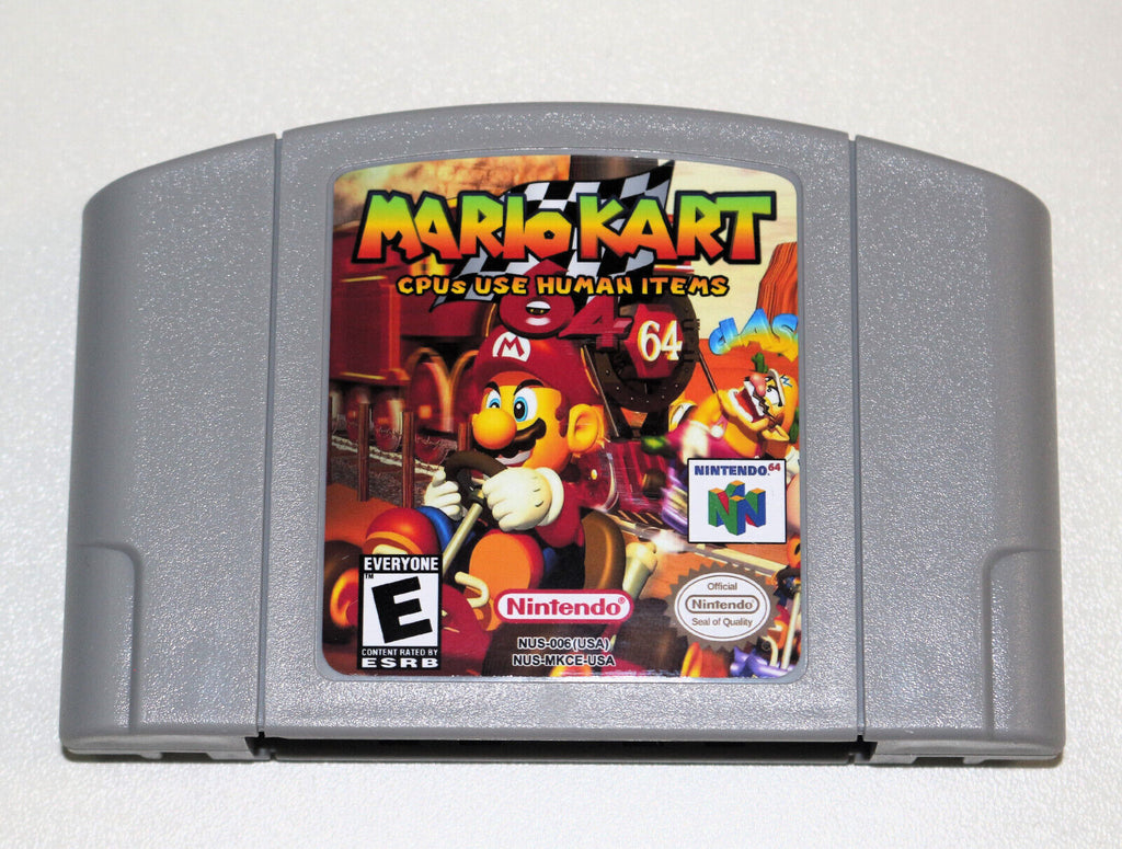 Mario Kart CPU usable human item including case game for N64 NTSC-U/C