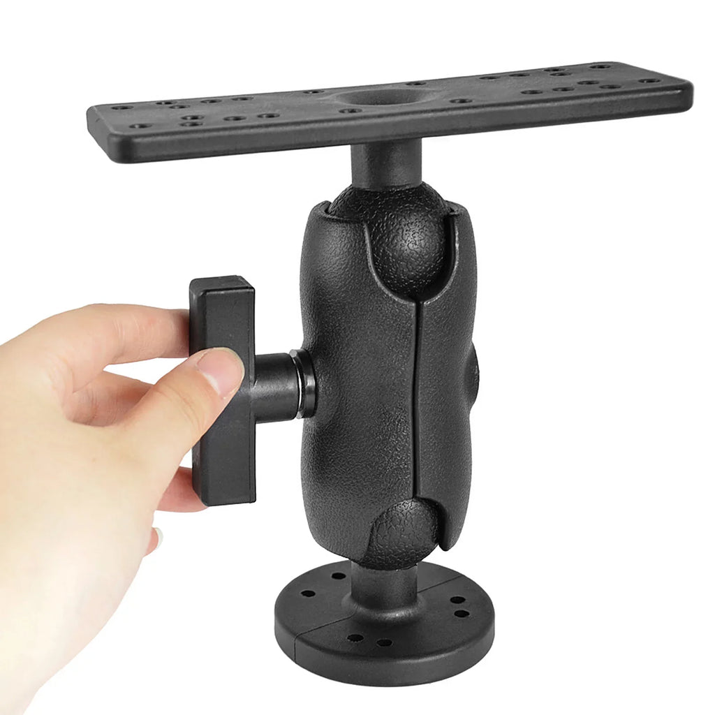 Portable Kayak Fishfinders Holder Fish Finder Ball Mount Base Swivel Fish Finder Mount Fish Finder Kayak Accessory