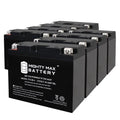 YT12B-4 12V 10Ah Replacement Battery compatible with Adventure Power UT12B-4 - 8 Pack