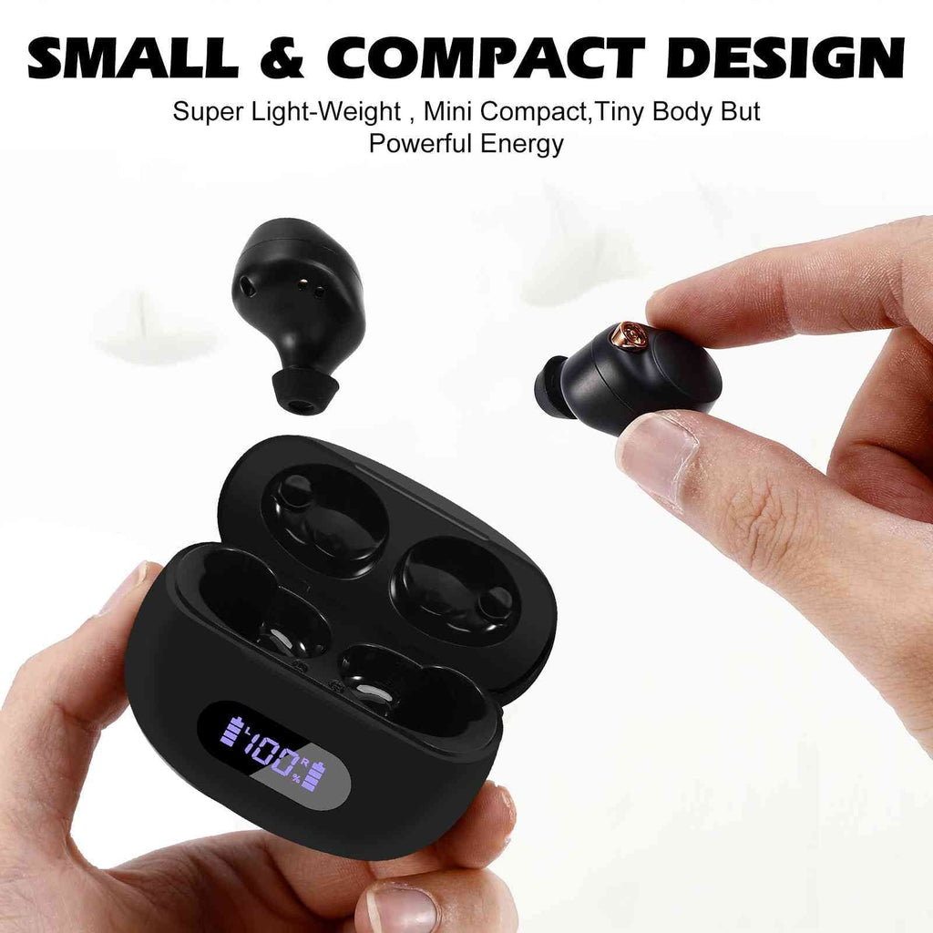 UrbanX True Wireless Bluetooth Earbuds + Charging Case, Black, Dual Connect, IPX5 Water Resistance, Bluetooth 5.2 Connection, Balanced, Bass Boost Compatible with  Tab M10 Gen 3
