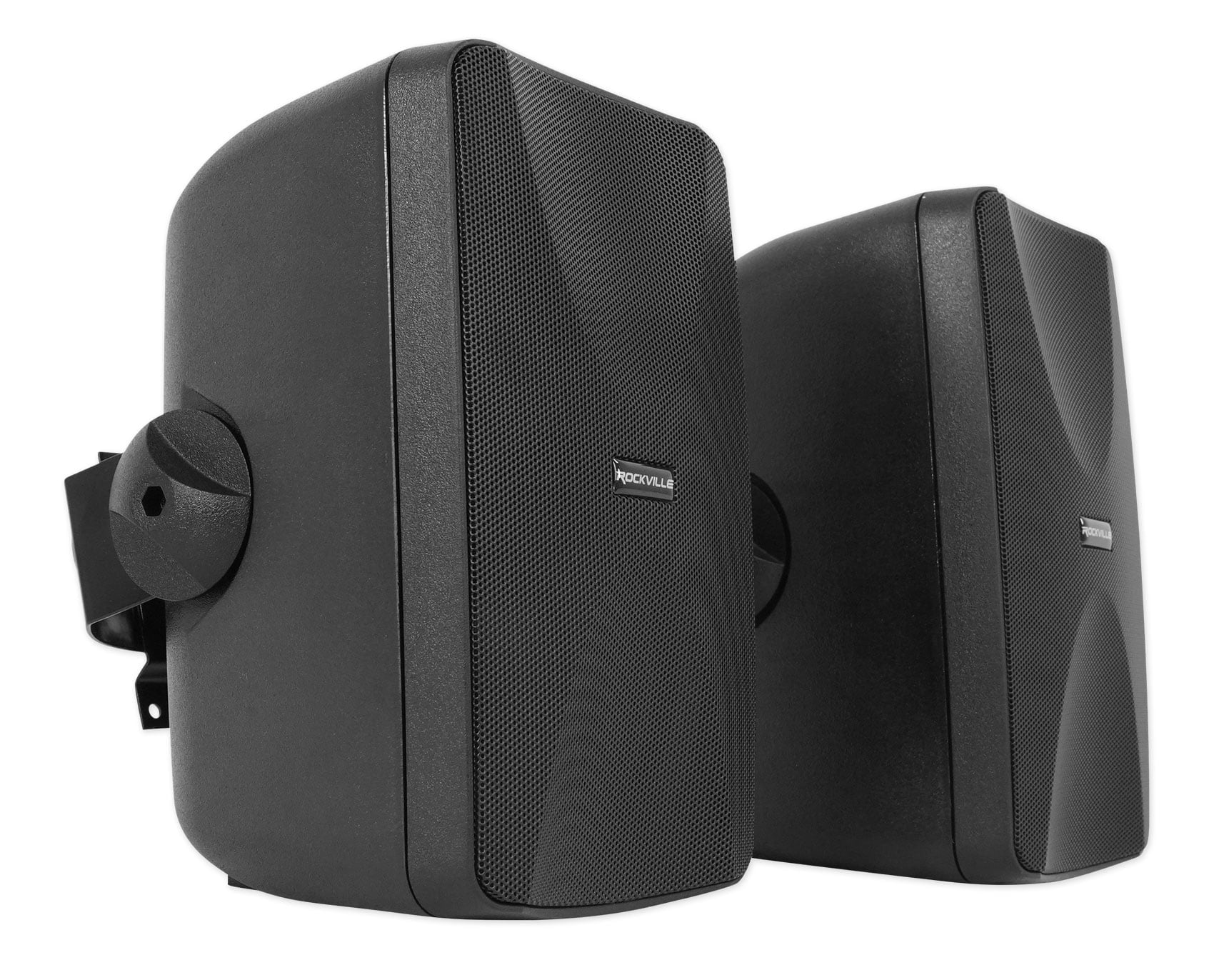 Rockville ROCK MATRIX Multi Room Home Receiver+6) Ceiling+2) Black Wall Speakers