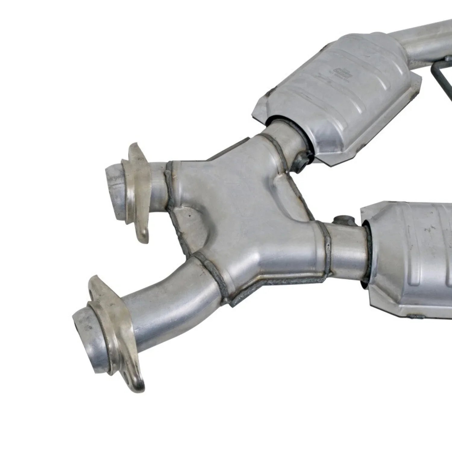 BBK 96-98 Mustang 4.6 GT High Flow X Pipe With Catalytic Converters - 2-1/2 Fits select: 1996-1998 FORD MUSTANG
