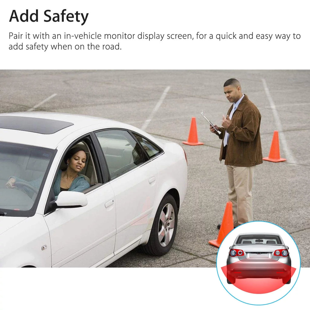 Wireless Car Backup Camera Rear View HD Parking System Night Vision+ 4.3 Monitor