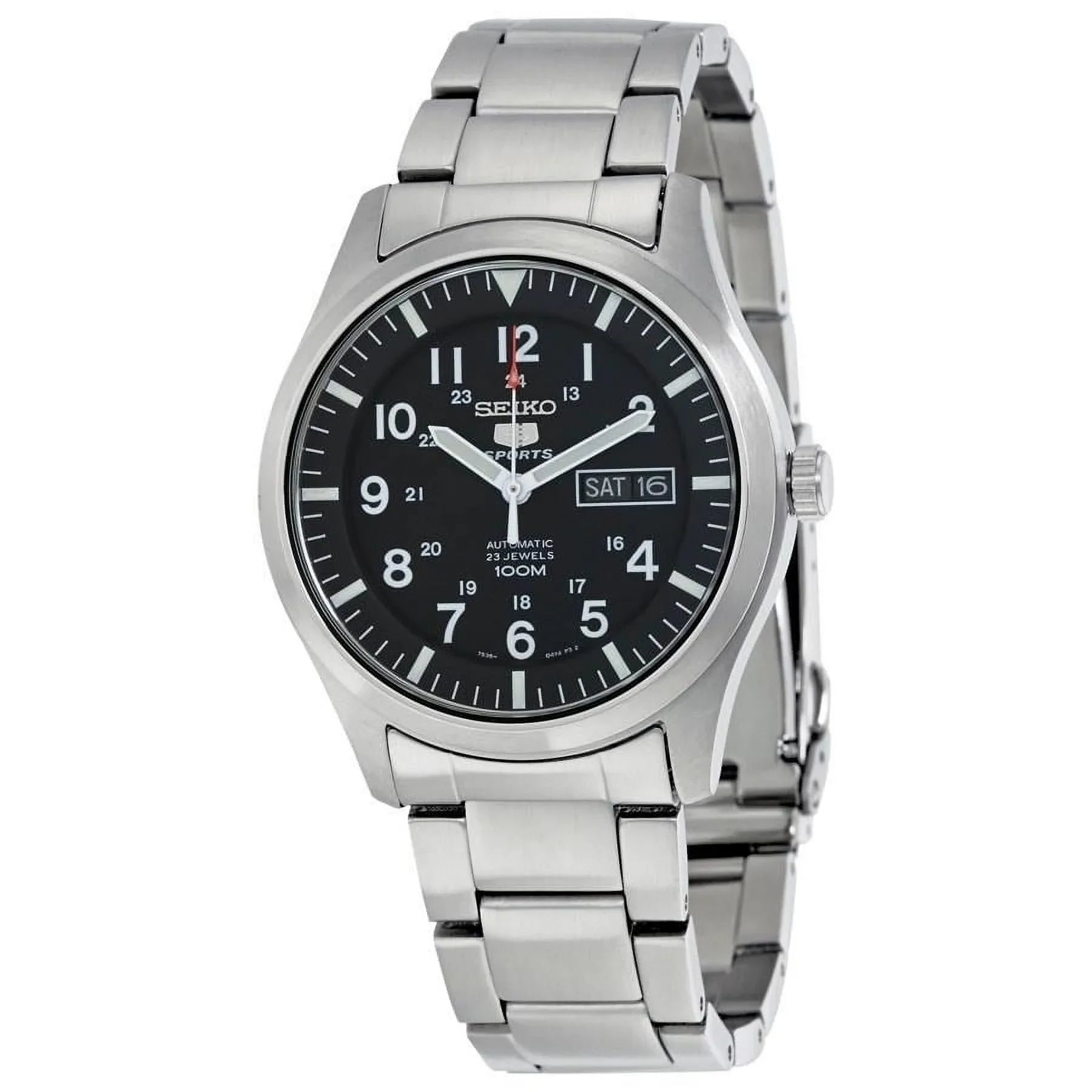 Seiko  Men's SNZG13 '5 Series' Automatic Stainless Steel Watch