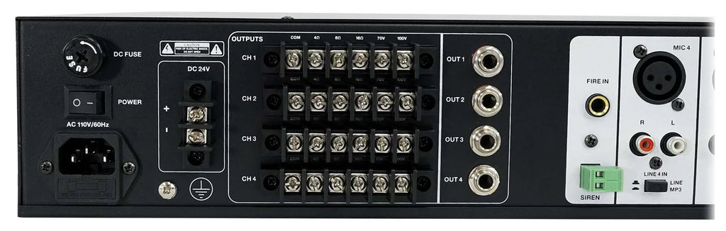 Rockville ROCK MATRIX Multi Room Home Receiver+6) Ceiling+2) Black Wall Speakers