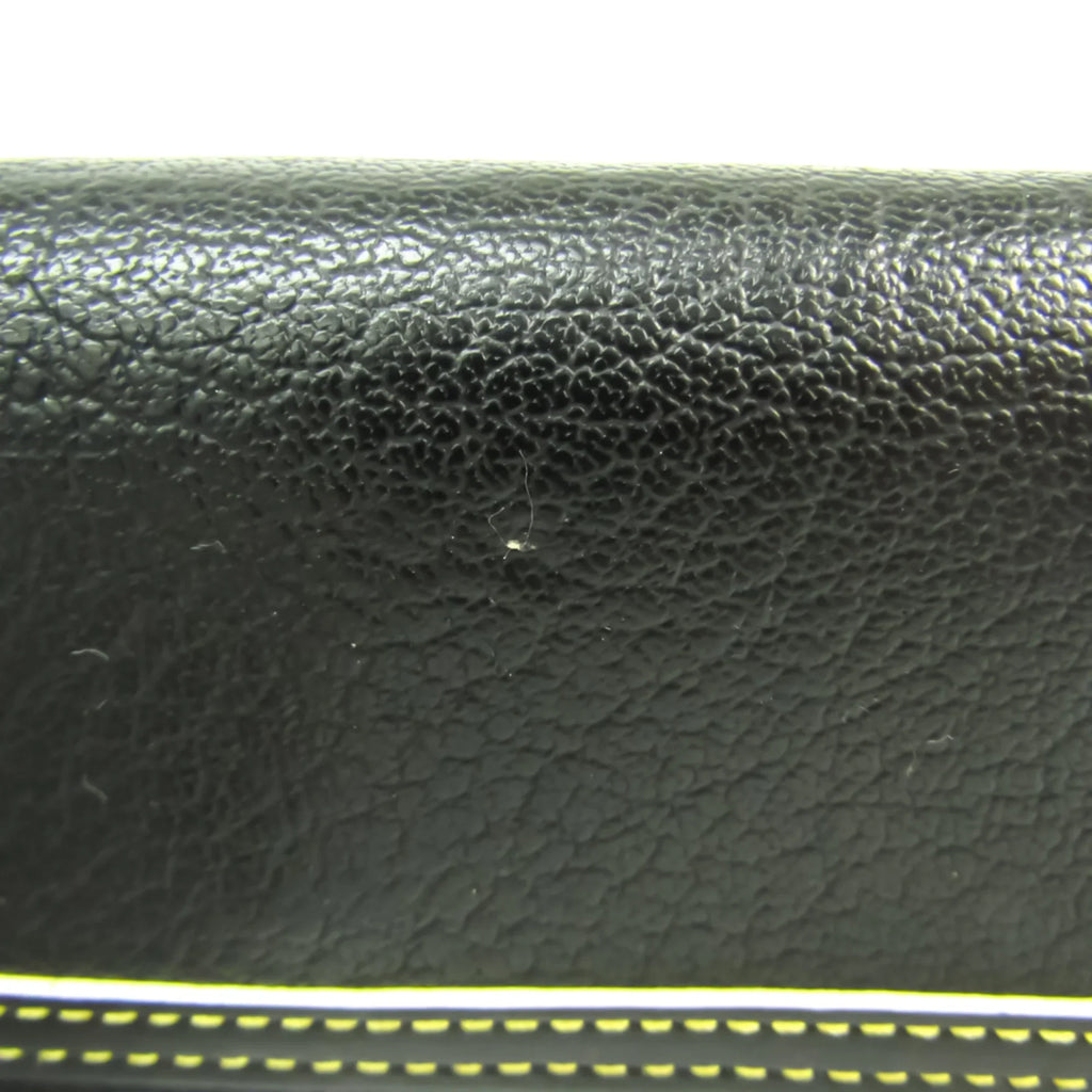 Pre-Owned Louis Vuitton Suhali Porte Tresor International M91836 Women's Suhali Leather Long Wallet (bi-fold) Noir (Good)