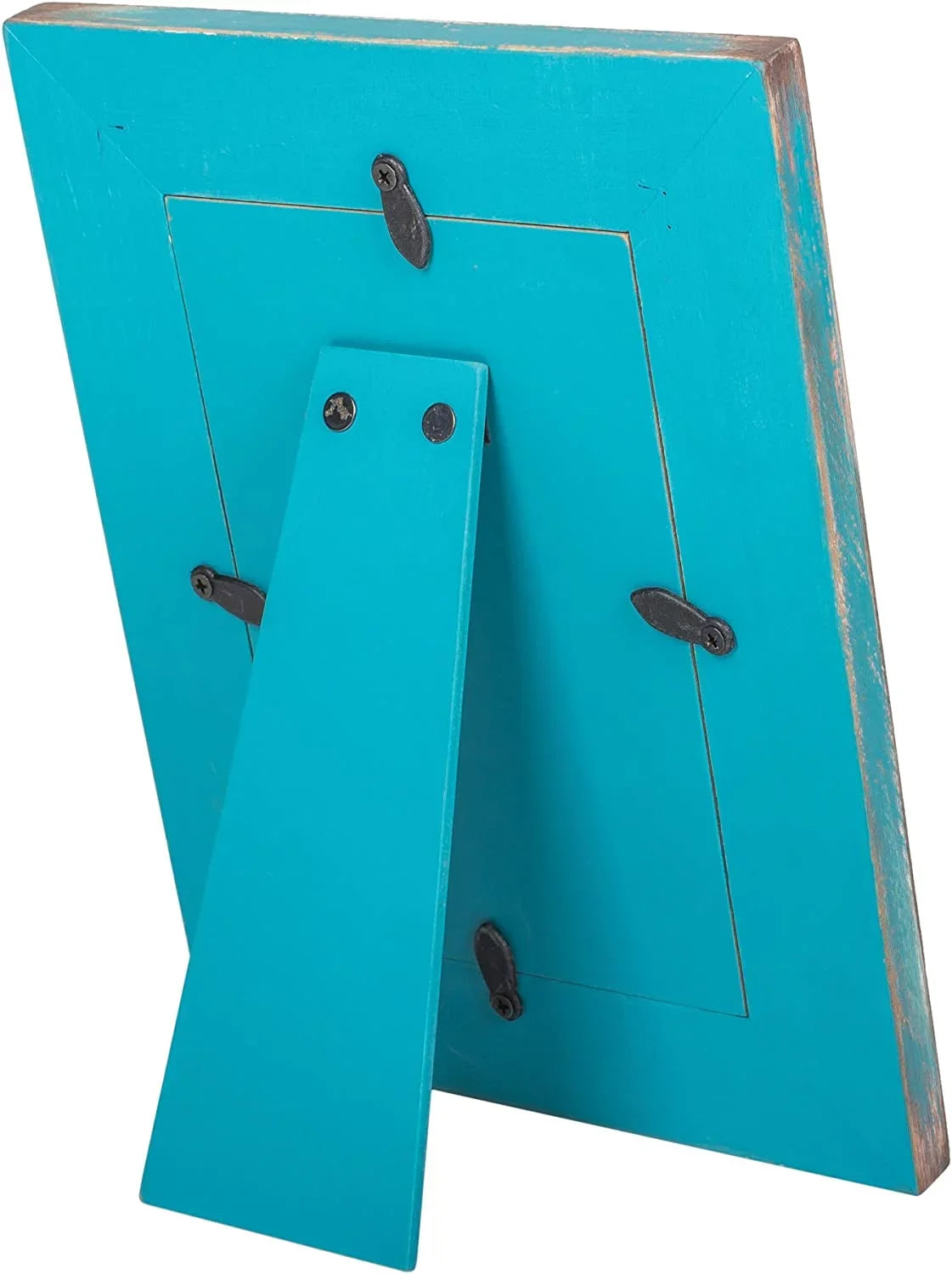 Let Your Faith Be Bigger Than Fears Teal Distressed Locket Easel Back Picture Frame