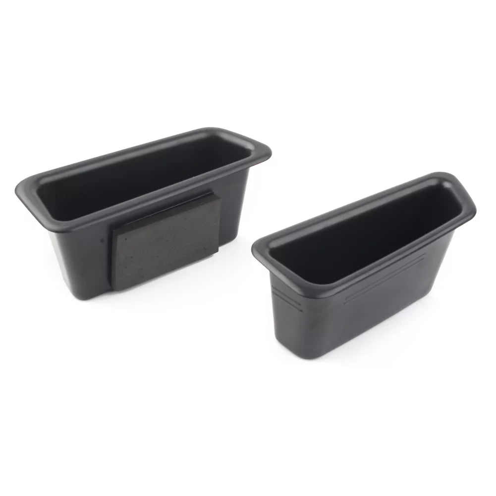 NS 2pcs Car Front Door Handle Armrest Storage Box Case Phone Container Key Holder Tray Bin Kit for Volvo S60 V60 2010-2017