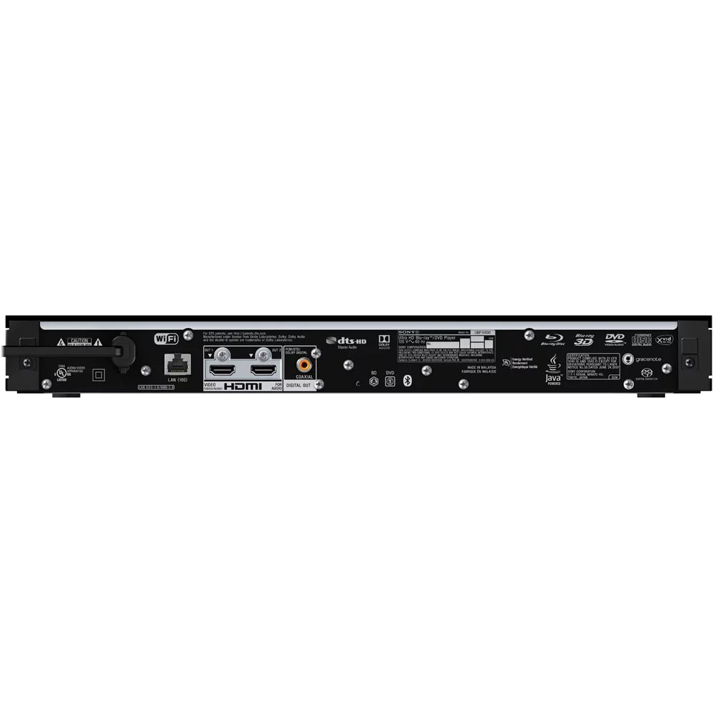 UBP-X800 - 4K Ultra HD Smart Blu-Ray Player with Hi Res + Accessories Bundle Includes, 2.4GHz Wireless Backlit Keyboard w/ Touchpad, 6ft HDMI Cable and Laser Lens Cleaner for DVD/CD Players