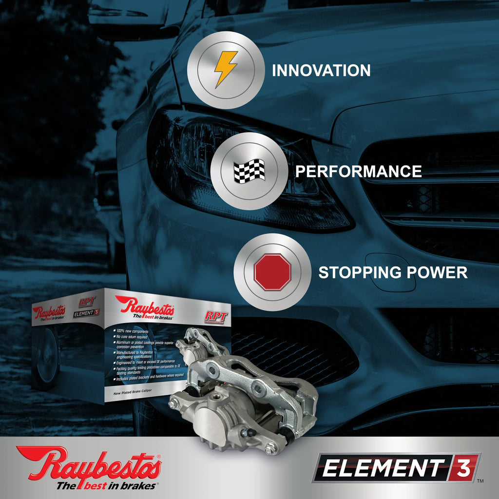 Raybestos Element3 New PLatitudeed Calipers Fits select: 2014-2016 CHEVROLET MALIBU, 2016 CHEVROLET MALIBU LIMITED