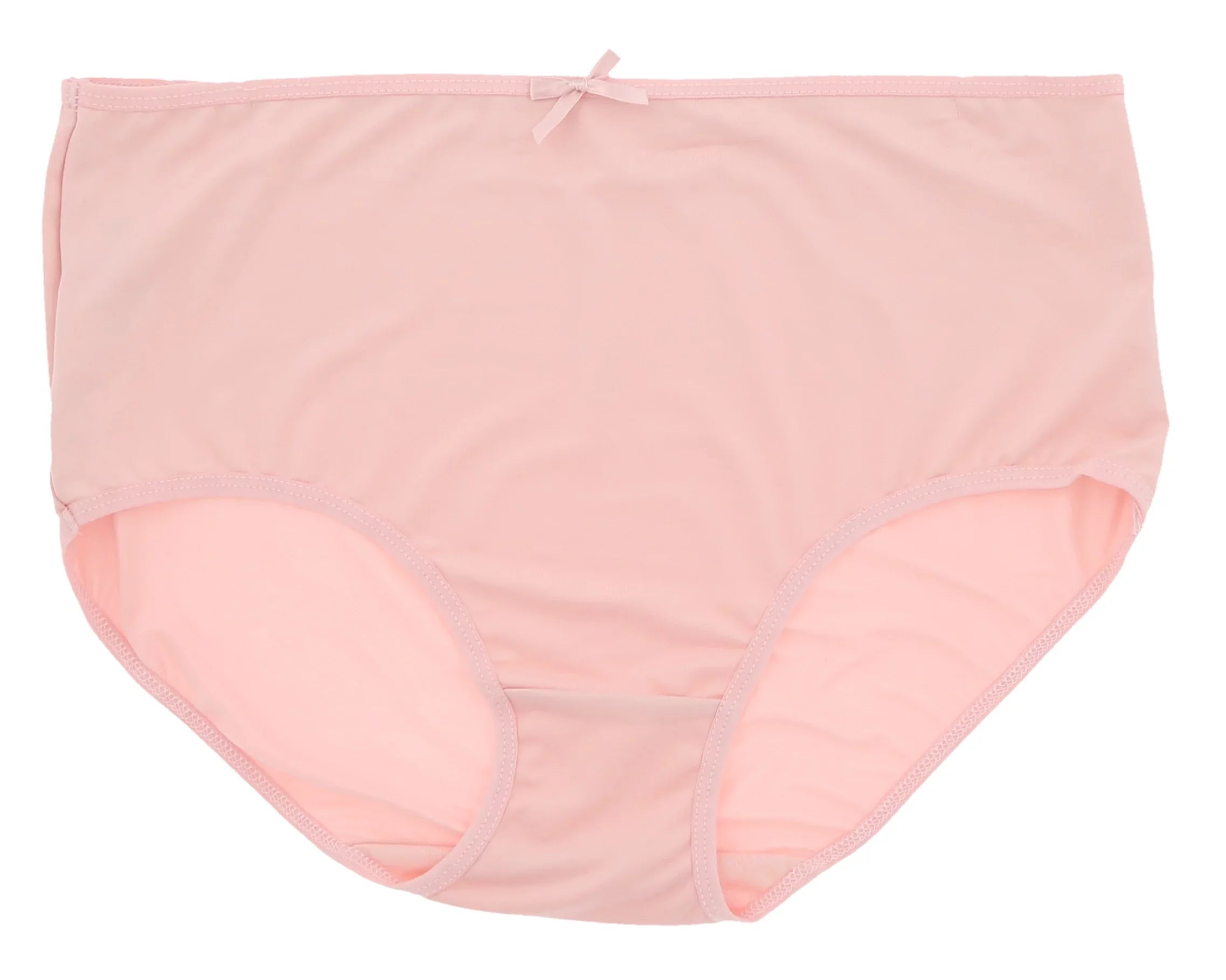 Delta Burke Intimates Women's Plus Size Sexy Classic High Rise Brief Panties (5Pr) (X-Large, Pink Floral Dots)