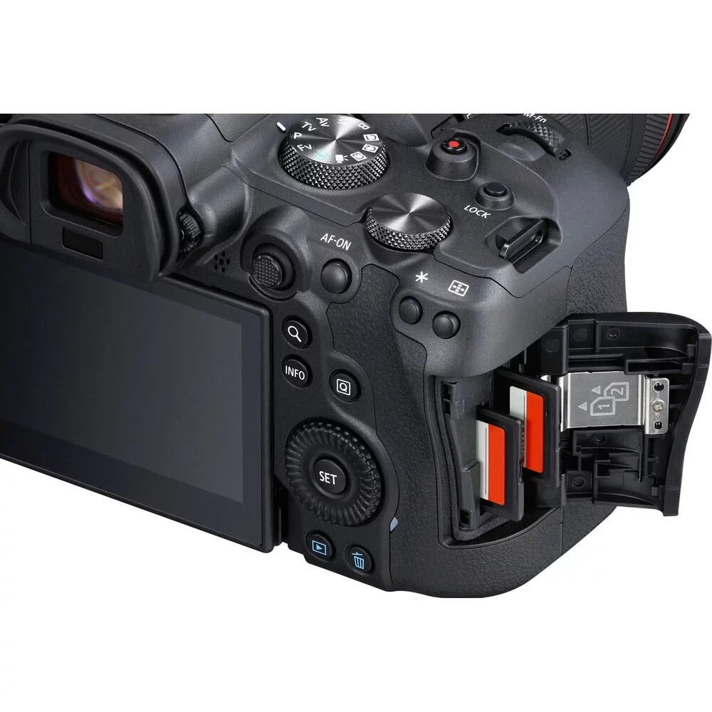 EOS R6 Mirrorless Digital Camera (Body Only) - 12PC Accessory Bundle