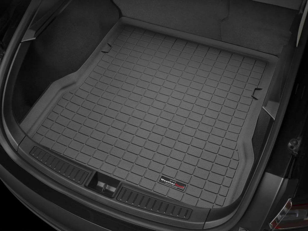 WeatherTech Cargo Trunk Liner with Bumper Protector compatible with 2011-2013 Toyota Highlander - Behind 2nd Row Seating With Bumper Protector, Black