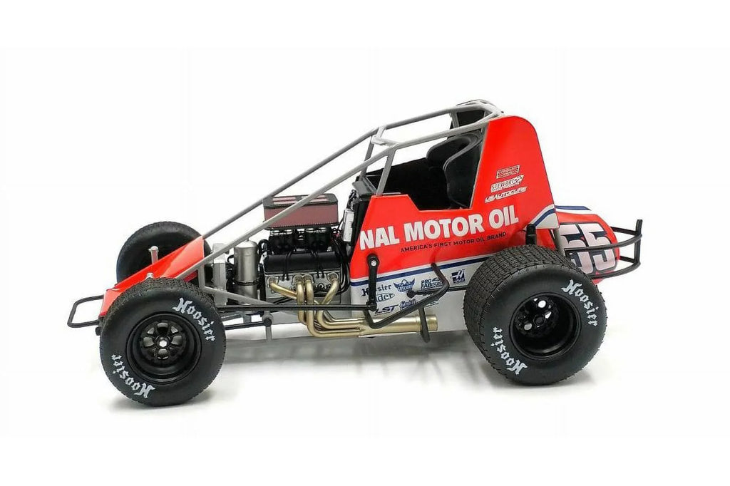 2021 Winged Sprint Car, #55 C.J. Leary "Valvoline" - Acme A1809515 - 1/18 scale Diecast Car