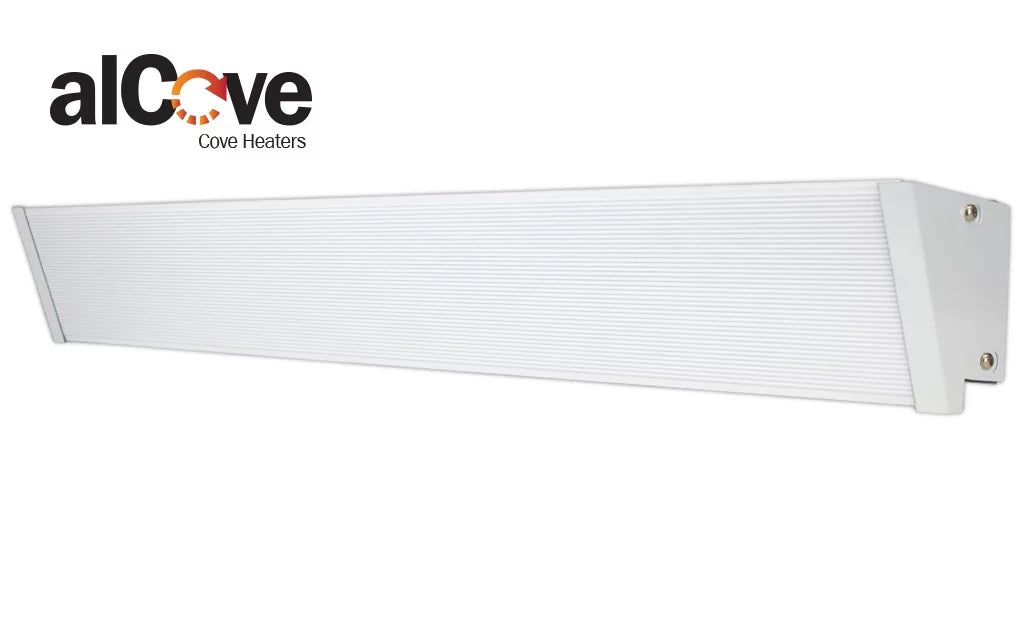 King Electric 47" / 560W / 240V Electric Cove Heater, White