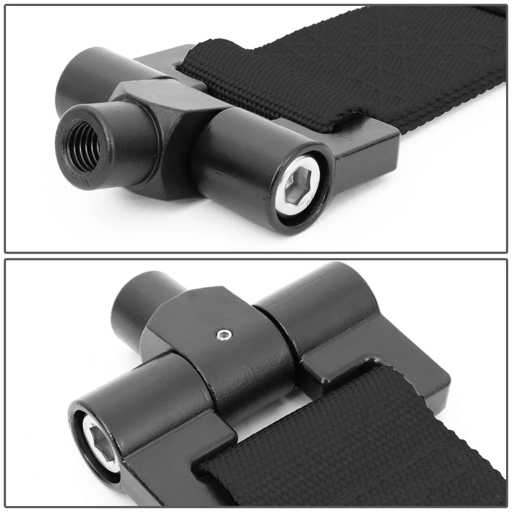 NRG Innovations NRG-TOW-E30BK NRG Innovations TOW-E30BK For 1984 to 1992 BMW E30 318i 318is 325e 325i 325is 325ix 635csi M6 Racing Tow Hook Strap Belt 85 86 87 88 89 90 91 92 93