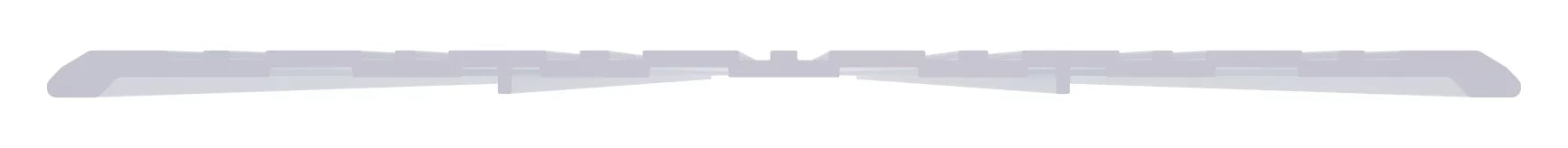 CRL 492A72 8" Aluminum Commercial Saddle Threshold - 73" Length