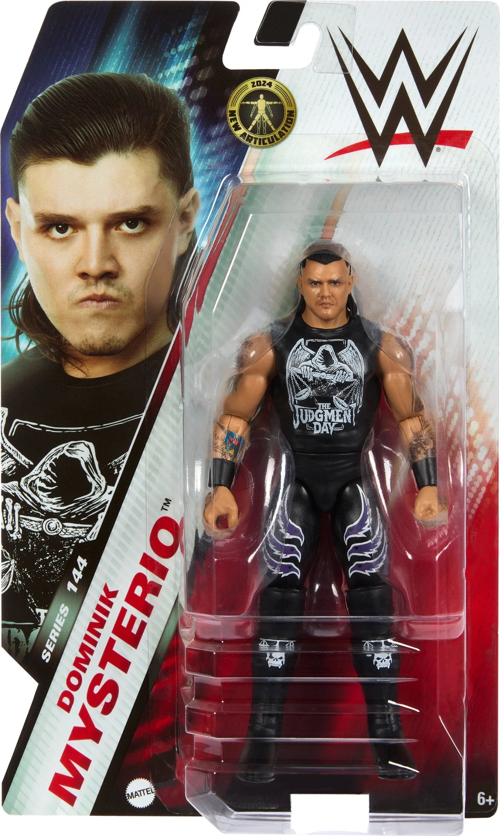 WWE Dominik Mysterio Action Figure, 6-inch Collectible Superstar with ArticuLatitudeion & Life-Like Look