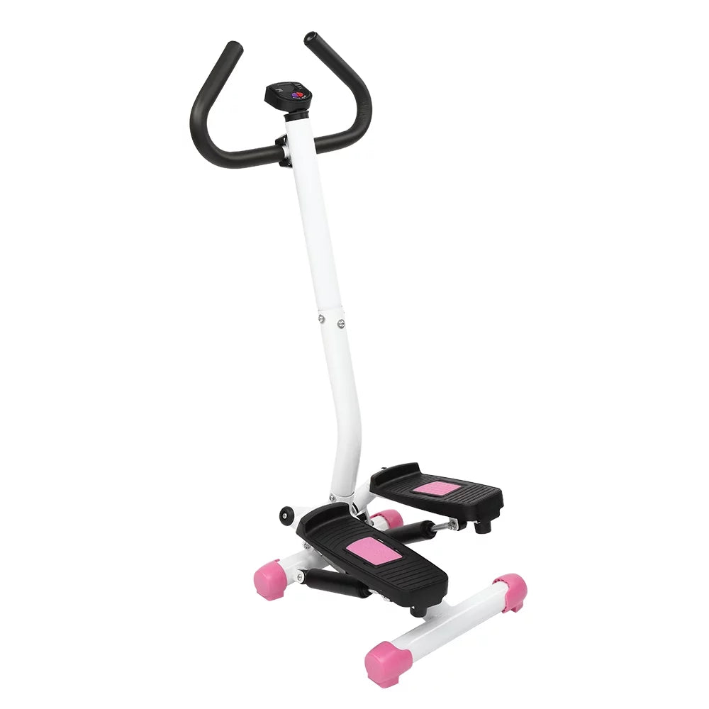 SalonMore Twist Stepper Exercise Equipment, with Handlebar and LCD Monitor, for Losing Weight