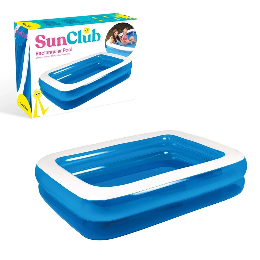 Shop LC Sun Club Rectangular Pool Swimming Portable Family Lounge Bath Pools for Kids Birthday Mothers Day Gifts for Mom
