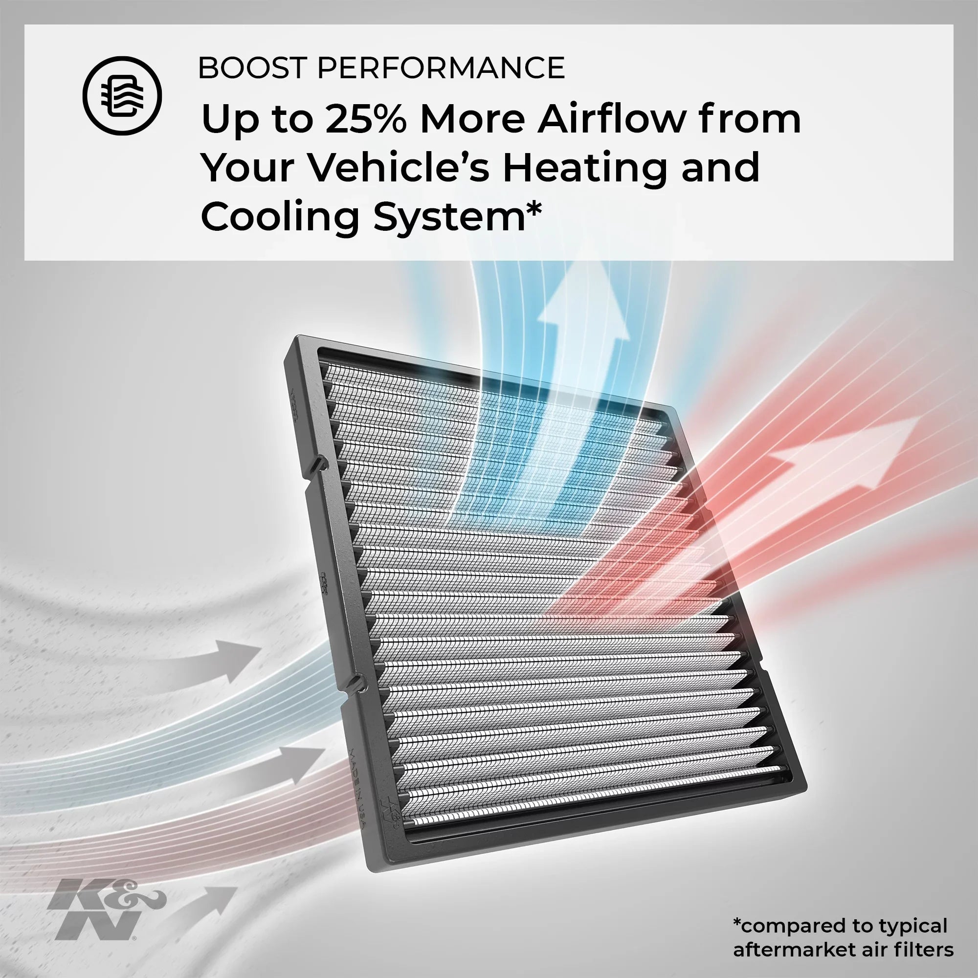 K&N VF2066 Cabin Air Filter Fits select: 2015-2019 MERCEDES-BENZ C