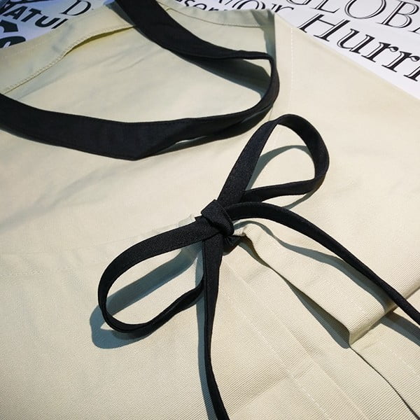 Giant Luxury Cruise Ship Poster Apron Adjustable Bib Cotton Linen BBQ Kitchen Pocket Pinafore