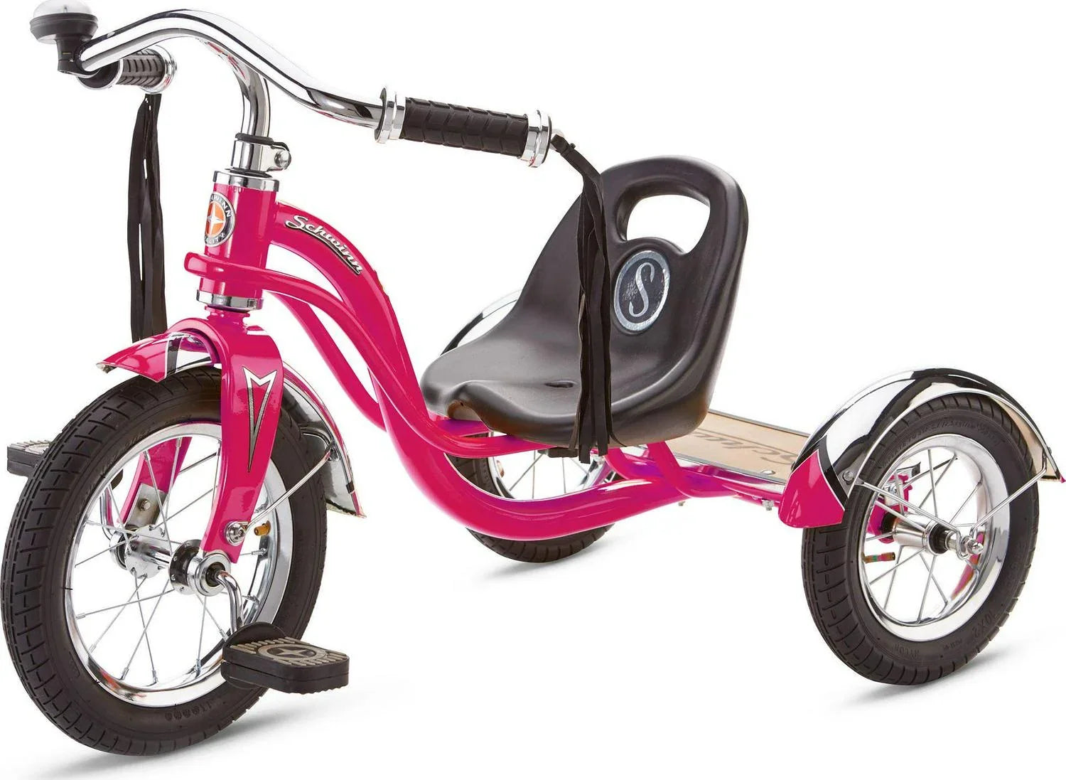 Schwinn Roadster Classic Tricycle, 12 in. Front Wheel, Ages 2 - 4, Pink