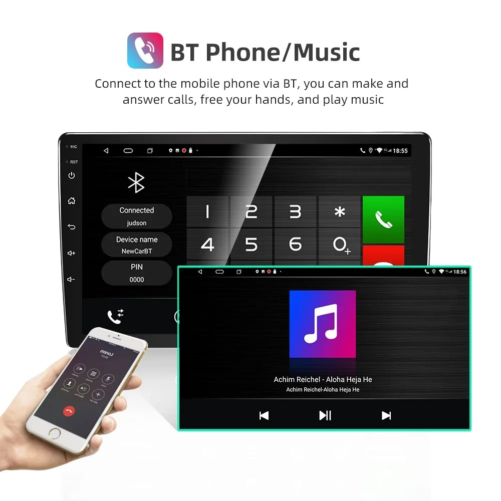 JMANCE 9 inch  CarPlay & Android Auto Car Stereo Receiver, Car Radio Compatible with 2010-2013 Mazda 3 with backup camera