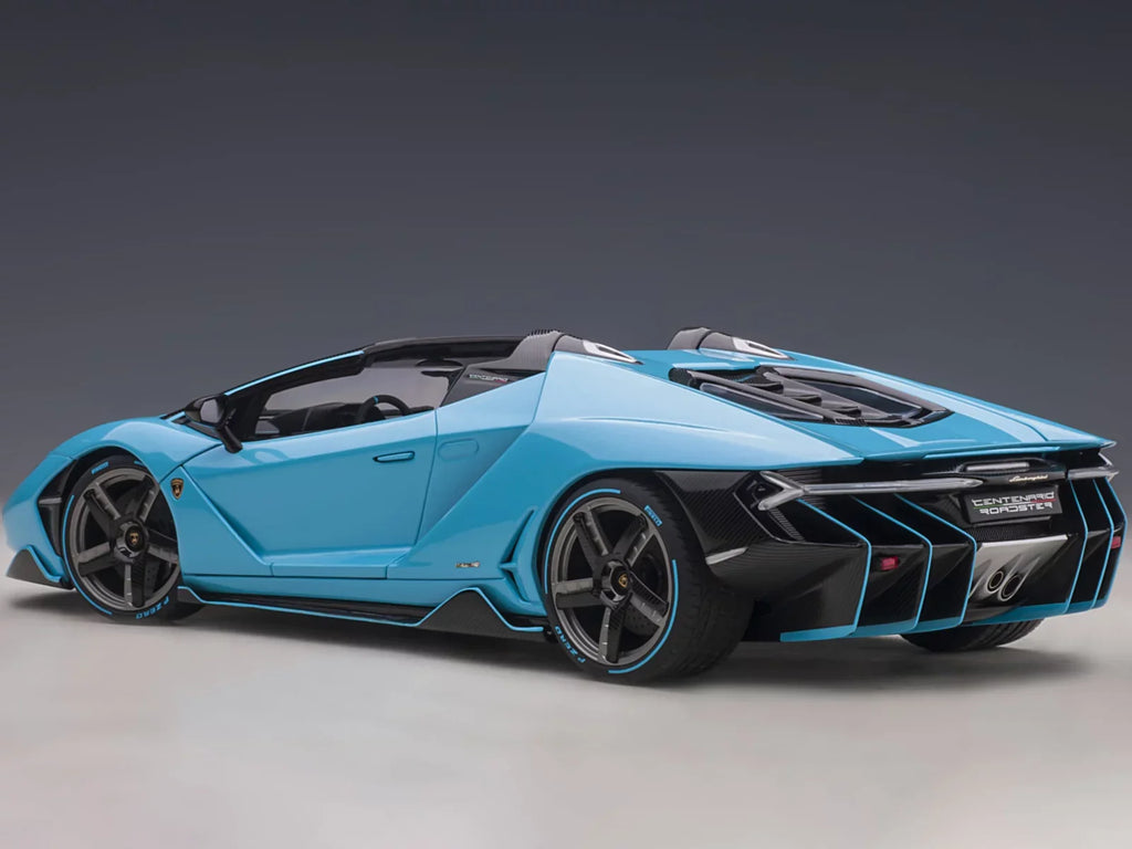 Lamborghini Centenario Roadster Blu Cepheus / Pearl Blue 1/18 Model Car by Autoart