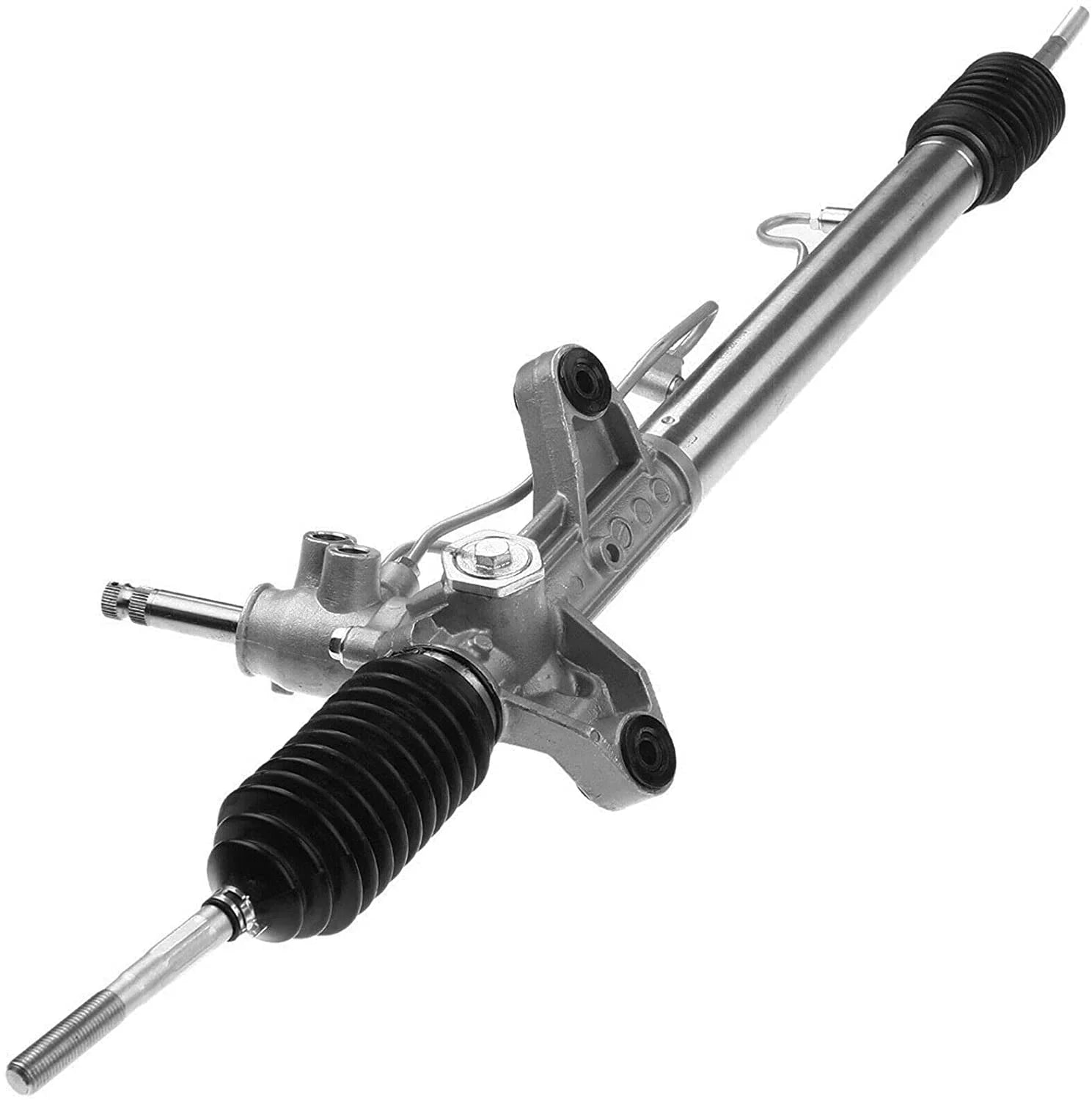 Detroit Axle - Power Steering Rack & Pinion for 1996-2000 Honda Civic 1997 1998 1999, Complete Power Steering Rack & Pinion Assembly, 2 Outer Tie Rods Replacement
