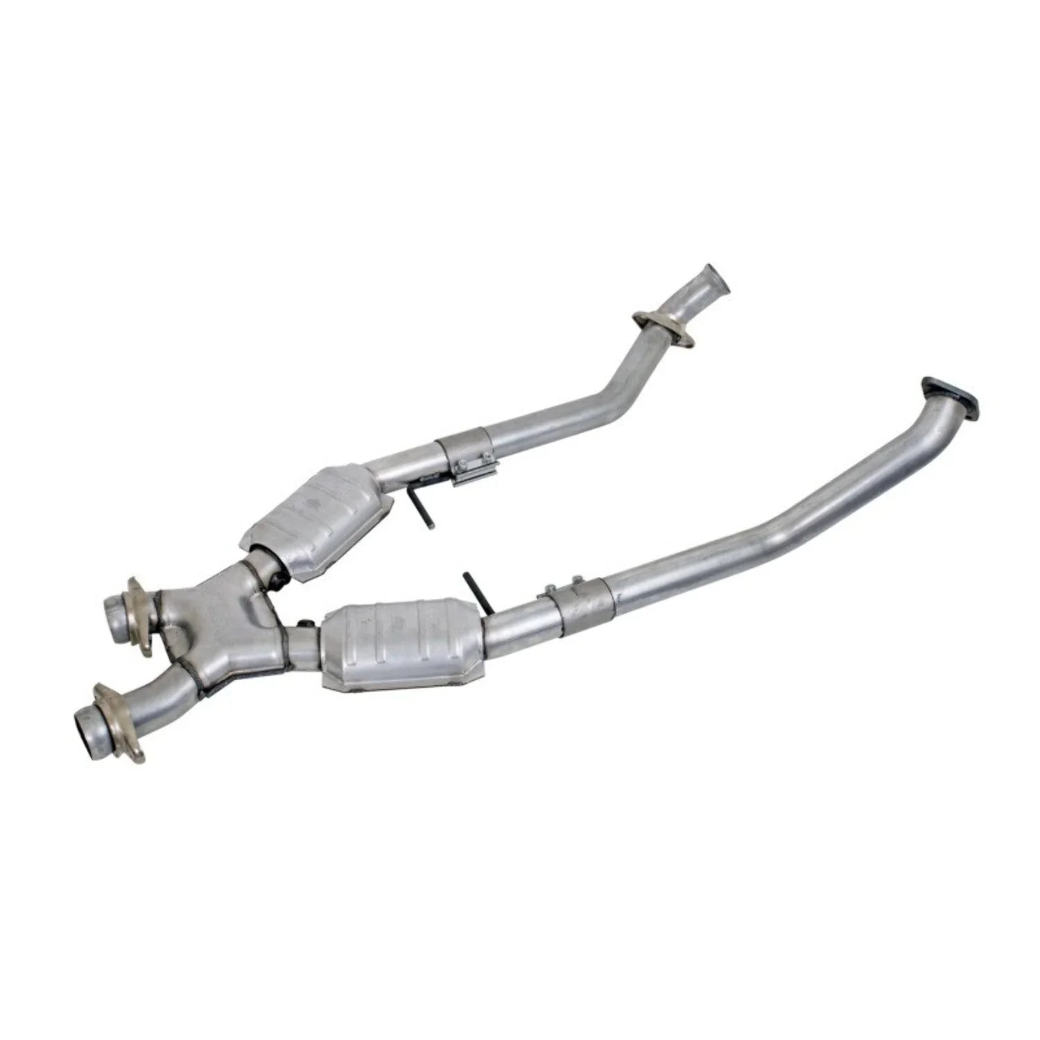 BBK 96-98 Mustang 4.6 GT High Flow X Pipe With Catalytic Converters - 2-1/2 Fits select: 1996-1998 FORD MUSTANG