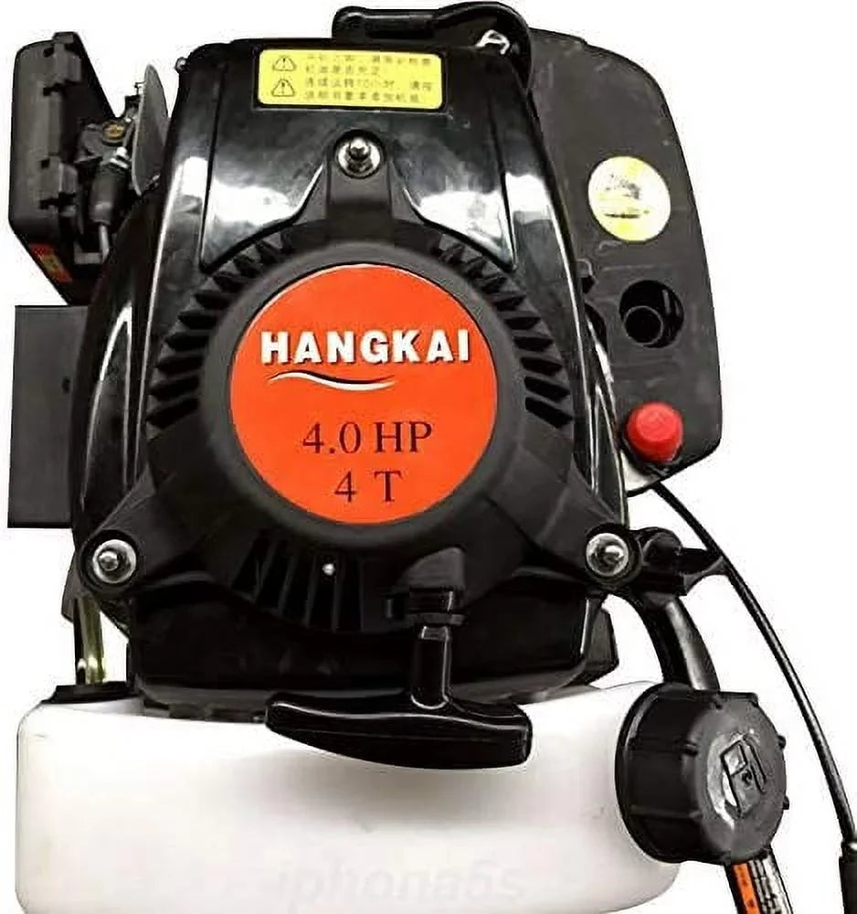 Miumaeov Outboard Trolling Motor 3.6 2 Stroke InfLatitudeable Shaft Fishing Boat Engine Propeller CDI Control Air Cooling System Heavy Duty Tiller Shaft