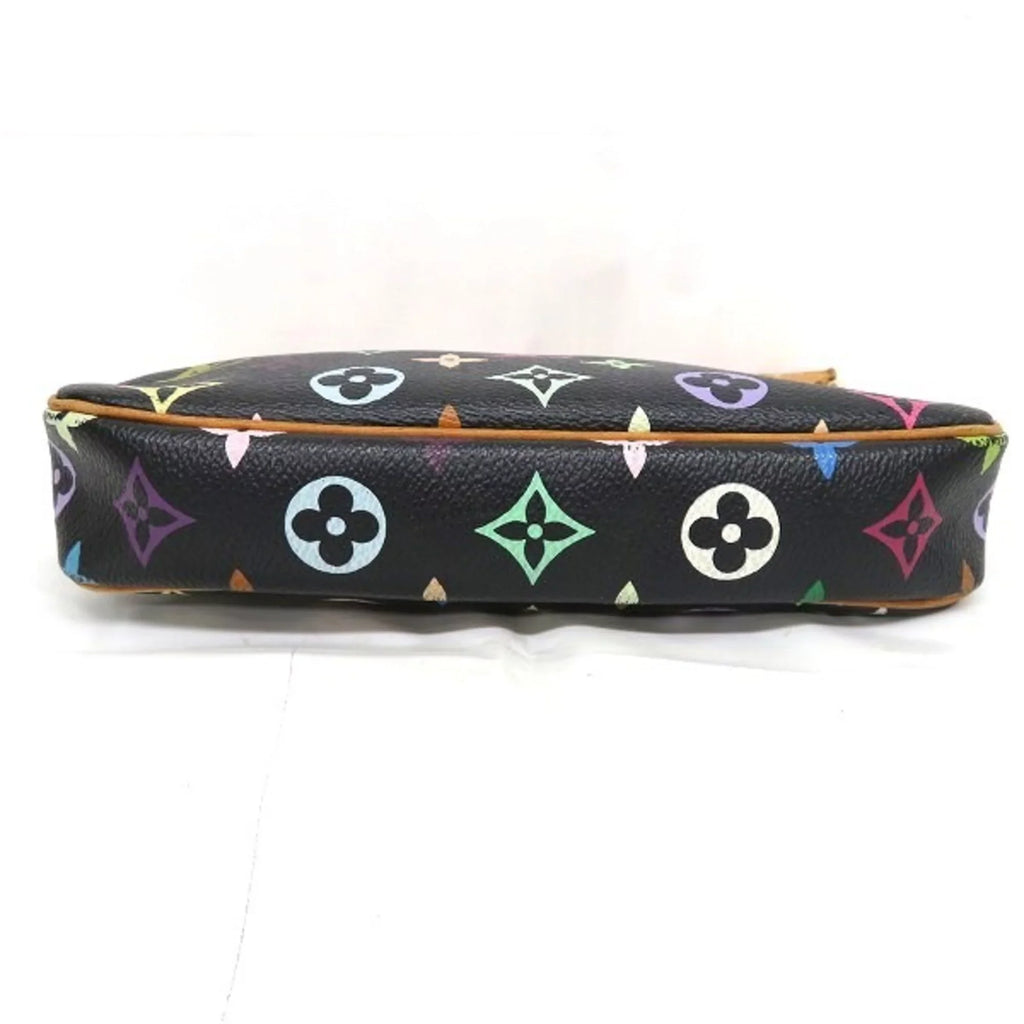 Authenticated Used Louis Vuitton Monogram Multicolor Pochette Accessoire M92648 2WAY Pouch Handbag Ladies