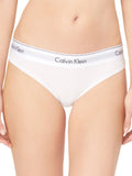 Calvin Klein Women's Modern Cotton Bikini, White, Small