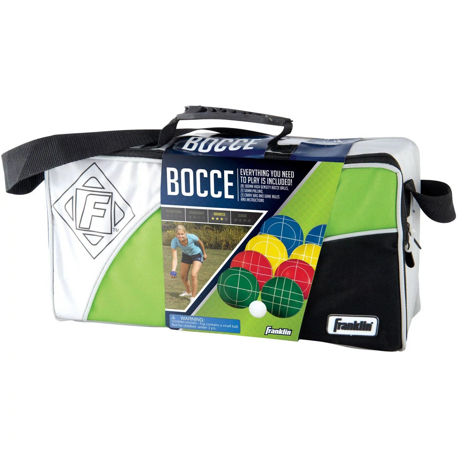 Franklin Sports Advanced 100mm Bocce Set