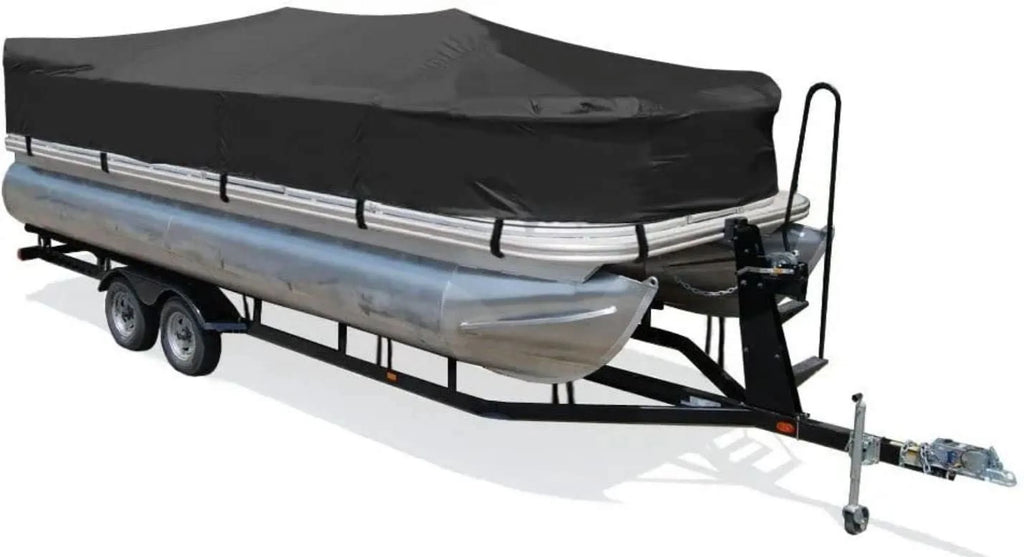 Taylor Made Products 88067OR Hot Shot Semi-Custom Boat Cover for a Pontoon 22'1"-24' x 96" Playpen Cover -Black