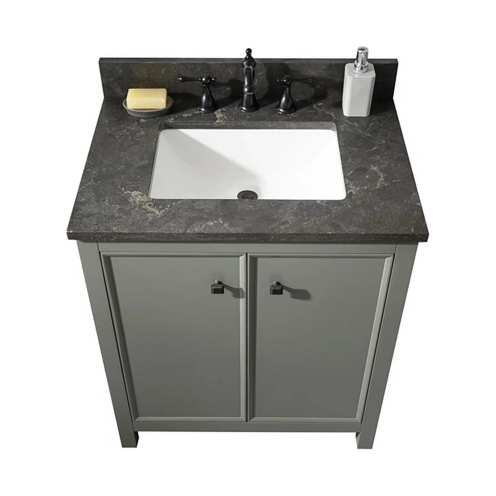 Legion Furniture 30" Contemporary MDF/Veneer Wood Sink Vanity Cabinet - Green