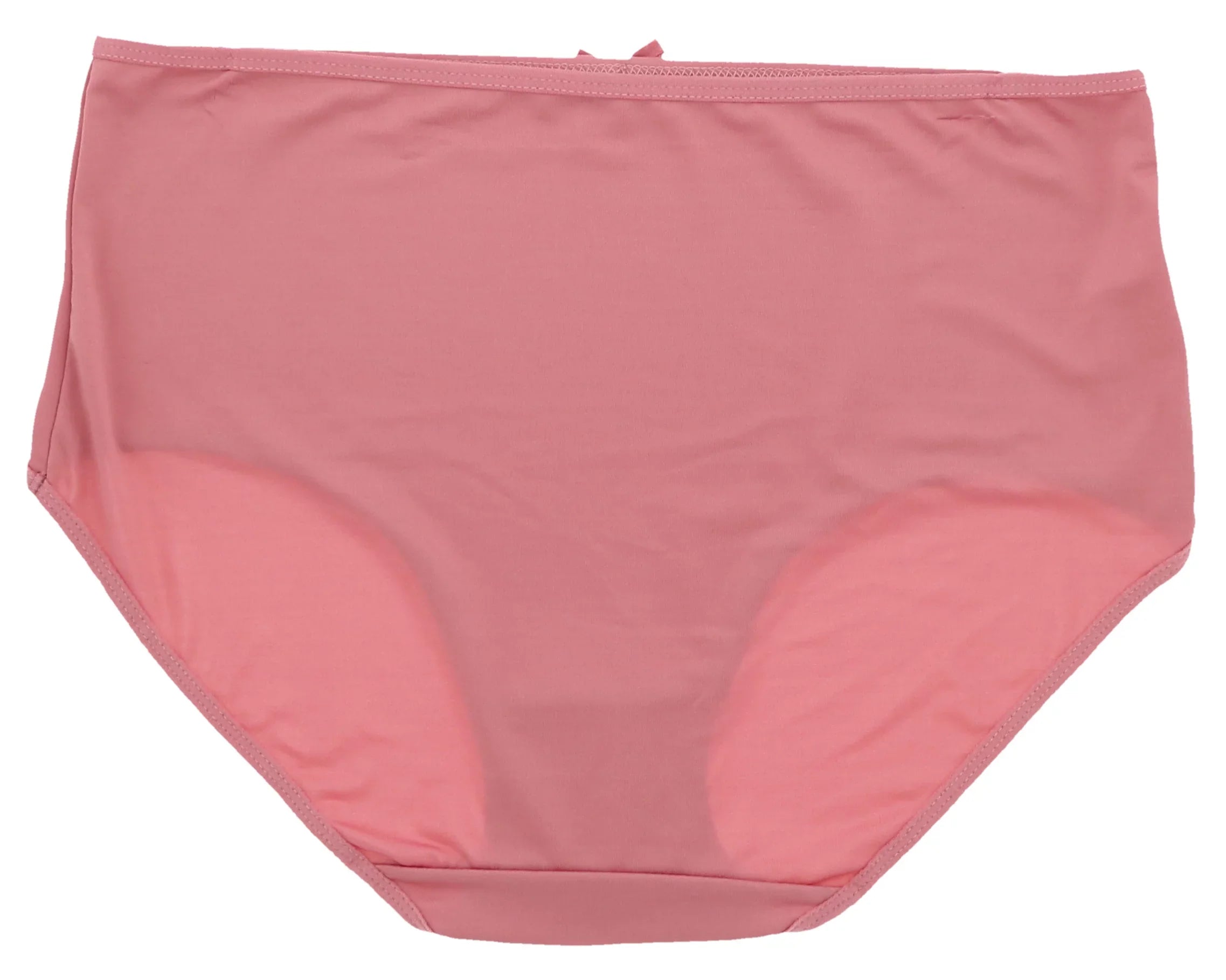 Delta Burke Intimates Women's Plus Size Sexy Classic High Rise Brief Panties (5Pr) (X-Large, Pink Floral Dots)