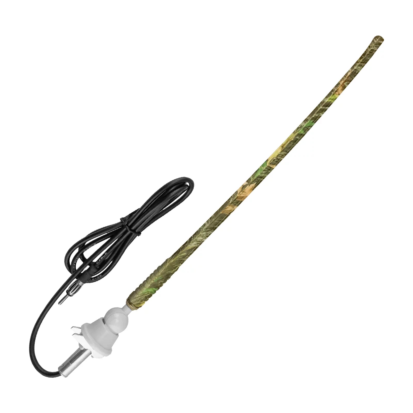 Pyle Marine DIN Bluetooth MP3 USB AUX Camo AM/FM Radio, 6x 6.5" Waterproof Camouflage LED Speakers, Elite Series 4-Channel Amplifier, Stereo Cover, Enrock Antenna, 18-G 50 Ft Wire, Amp Install Kit